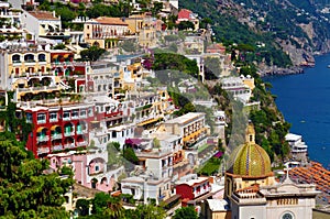 Positano on the Amalfi coast