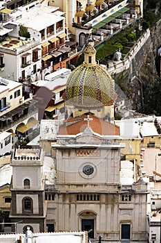 Positano church, italy