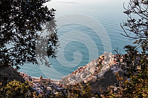 Positano - Scenic view of the  of the coastal town Positano on the Amalfi Coast in the Provice of Salerno in Campania, Italy