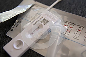 A positiv COVID RAT test