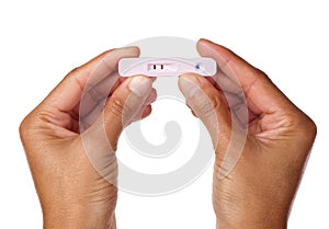 Positive home pregnancy test