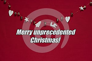 Positive Merry unprecedented Christmas message for 2020 with pandemic photo