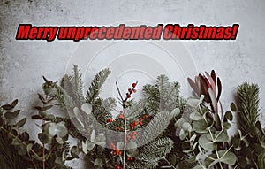 Positive Merry unprecedented Christmas message for 2020 with pandemic photo