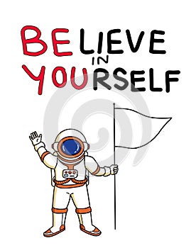 Positive Motivation Quote Believe in Yourself