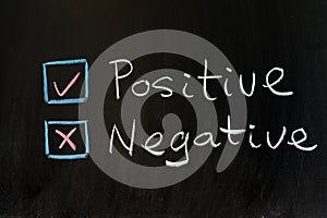 Positive or negative