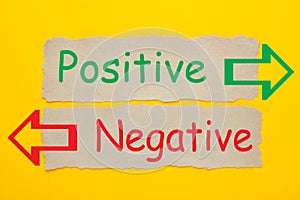 Positive and Negative Concept