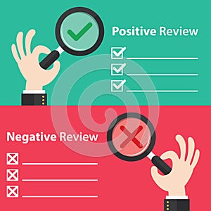 Positive and Negative review