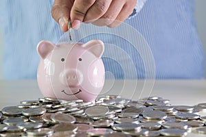 Positive pension Happiness money saving for Retirement financia photo