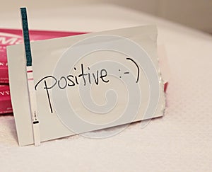 Positive pregnancy test