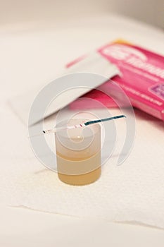 Positive pregnancy test