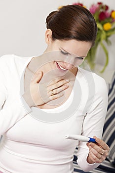 Positive pregnancy test