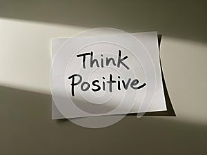 Positive Thinking Lecture.