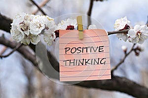 Positive thinking in memo