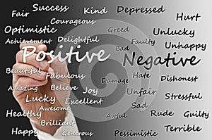 Pozitívne proti negatívny 
