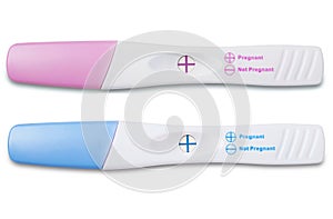 Positive White Plastic Pregnancy Tests