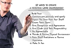 Positive work environment