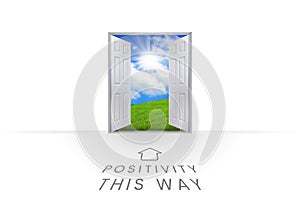 Positivity text graphics