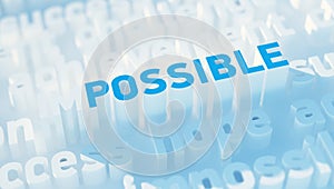 Impossible teamwork concept