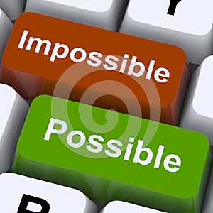 Possible And Impossible Keys Show Optimism And Positivity photo