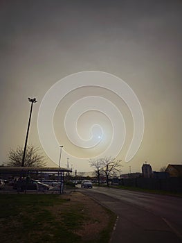 Possible Saharan dust in the Bucharest sky