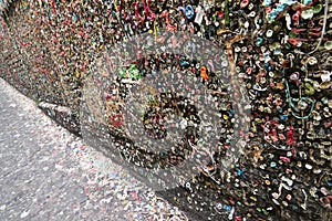 Post Alley Chewing Gum Wall Seattle Washington USA