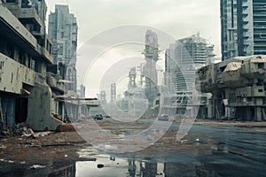 Post Apocalyptic Dystopian City