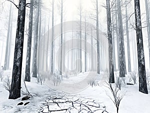 Post-apocalyptic scene