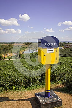 Post box on hill