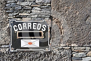 Post box at private house