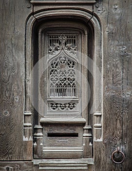 A post box in Rouen in France