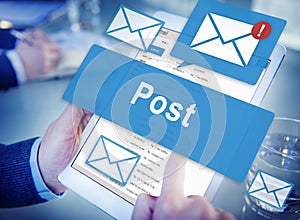 Post Content Internet Mail Opinion Communication Concept