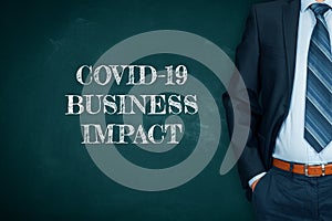 Post covid-19 business impact concept