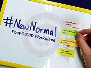 Post Covid-19 New Normal at workplace