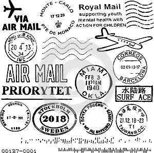 post data stamps different countries