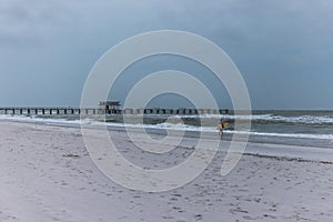 Post Hurricane Idalia from Naples Beach