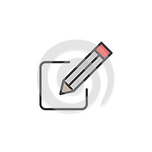 Post icon in colored version