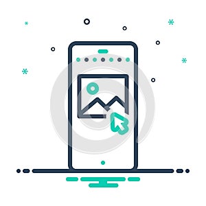 Mix icon for Post, letter and message