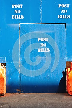Post No Bills photo