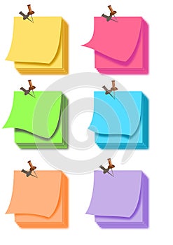 Post it note color set