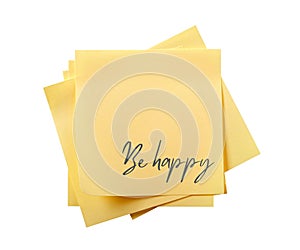 Post it note quote graphic with text -