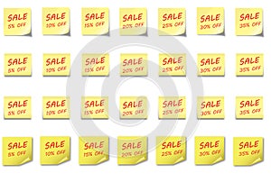 POST-IT NOTE Set Sale 5-35 %