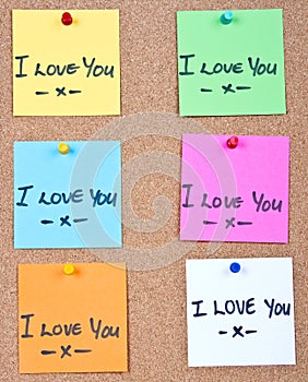 Post it note on wood collage