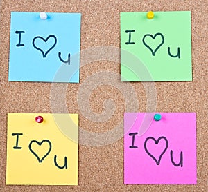 Post it note on wood collage