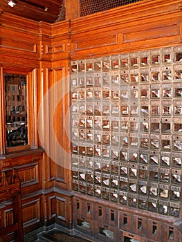 Post office boxes Dawson City, Northwest Territories, Canada