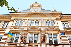 Post office in old building