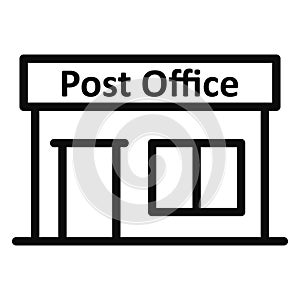 Post office, postal building Isolated Vector Icon which can be easily modified or edit