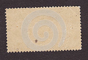 Post stamp isolated