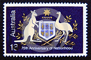 Postage stamp Australia, 1976. Coat Of Arms