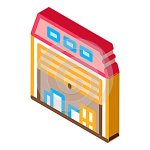 Post Stock Postal Transportation Company isometric icon vector illustration photo