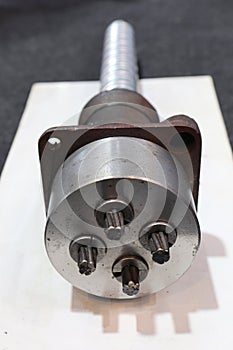 Post tension assembly parts set  for einforced structure concrete